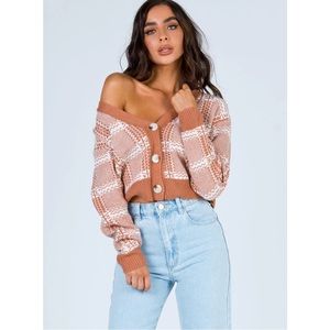 Princess Polly Zaynah Cropped Cardigan